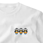 アイモのペンギン3兄弟 One Point T-Shirt