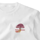 I love mushroom🍄の見つけたら食べちゃおシリーズ no.3 アカジコウ ワンポイントTシャツ