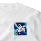 sanohaのプラネテスcoverイラスト ワンポイントTシャツ