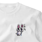 お絵かきリメイク『ＨＡＲＵ』のうるうるウサギ ワンポイントTシャツ