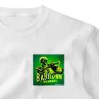 BabylonChannel 🎨 ✝️ ❤️‍🔥のシャンパン　　骸骨 ワンポイントTシャツ
