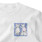 pon_gashiの可愛いだけじゃない！ ガンギマリ猫の魅力満載！ One Point T-Shirt