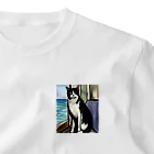 Ppit8の旅する猫 ワンポイントTシャツ