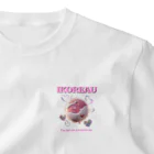 I Korea UのI KOREA U ふわふわピンク ワンポイントTシャツ