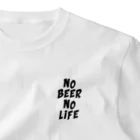 TSUBASAのNO BEER NO LIFE #02 ワンポイントTシャツ