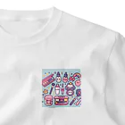 Creative Canvas-くリエイティブキャンバスの化粧品　かわいい ワンポイントTシャツ