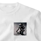 Yuelの作曲ロボット ワンポイントTシャツ