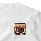 HOSHI-TANEKO🌠の☕✨おしゃれなカフェテリア💕 ワンポイントTシャツ