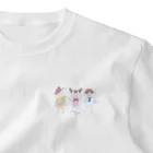 ぷりんはえきたいのラ・リューシュ「EgaoSaikyou」 ワンポイントTシャツ