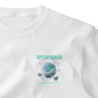 I Korea UのI Korea U ふわふわティファニーブルー ワンポイントTシャツ