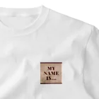 RIKUPANDAのMY NAME IS. . . One Point T-Shirt