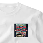 hithat11のクラシックカーとレトロなダイナーのデザイン One Point T-Shirt