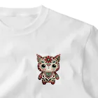 suitenのガラガラねこ③ ワンポイントTシャツ