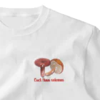 I love mushroom🍄の見つけたら食べちゃうシリーズ no.20 チチタケ ワンポイントTシャツ