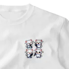 チェリモヤのねこコーラス 03 One Point T-Shirt