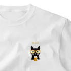 ねこのみのビール ネコ ワンポイントTシャツ