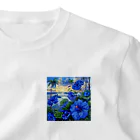 AQUAMETAVERSEのブルーハワイ　Tomoe bb 2712 ワンポイントTシャツ