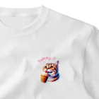 Miyagawa_nekoのYummy  カラー ワンポイントTシャツ