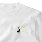 mayukkoro29の鹿の影絵　”一番生きていると感じる場所へ行こう” One Point T-Shirt