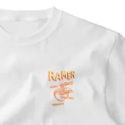 Siderunの館 B2のホラーデザインチックなラーメン ワンポイントTシャツ