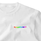 乾杯がーるずSHOPのKanpaiGirl「レインボーロゴ」アパレル One Point T-Shirt