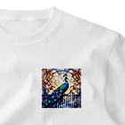 タカヤマ・サイトの絢爛豪華・孔雀 ワンポイントTシャツ