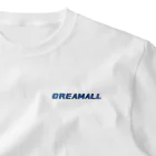 DREAMALLのDREAMALL BLUE×WHITE ワンポイントTシャツ