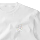 くりーむぱんのゆる絵しょっぷの垂れ耳のゆるふわおんなのこ ワンポイントTシャツ