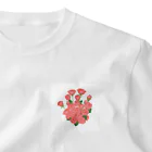 みさとの薔薇の花束 One Point T-Shirt