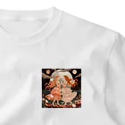 AQUAMETAVERSEのアンドロメダとカシオペヤ Tomoe bb 2712 ワンポイントTシャツ