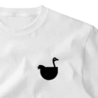 Bebezoのポケットアニマル　駝鳥 ワンポイントTシャツ