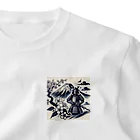 atrantisの和風サムライ ワンポイントTシャツ