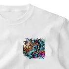 atrantisのアーバンスケートボード ワンポイントTシャツ