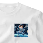フルヤの宇宙で漂う宇宙飛行猫 One Point T-Shirt