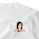 あられチャンネルの光る君へ　藤原彰子 ワンポイントTシャツ