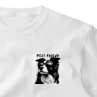 ビビりな番犬くんのBest Friendわんこ ワンポイントTシャツ