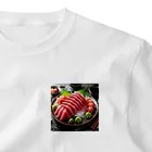 Yhiroのマグロ ワンポイントTシャツ