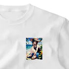 CaTsのsummerガールフレンド ワンポイントTシャツ