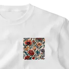 PlayfulBaseの花柄 ワンポイントTシャツ