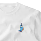 カワセミストリート @ソニードリの上空の猛禽類を威嚇するカワセミ One Point T-Shirt