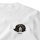 ZenCの【FIKA 北欧 ハリネズミ】 One Point T-Shirt