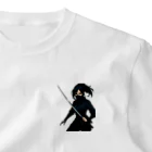 oto_jpのNinja Girl T-Shirt 女忍者Tシャツ One Point T-Shirt