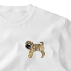 Animal Familyのチャイニーズシャーペイ　(犬） ワンポイントTシャツ