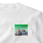 ピアンポン -phangpon-のFUTURE CITY（街並） ワンポイントTシャツ