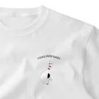 NIKORASU GOのボーリング大好き芸人専用デザイン「避けたでしょ!」 One Point T-Shirt