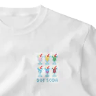 .（ドット）喫茶のドット絵ソーダ（DOT SODA） One Point T-Shirt