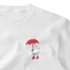 くらきち ONLINE SHOPのねこタイツとくもり空 ワンポイントTシャツ