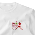 キッズモード某のwe love Softball Victory ワンポイントTシャツ