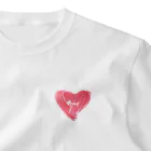 MATCHANの Heart  ワンポイントTシャツ