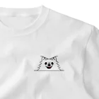 イラスト MONYAAT のポメラニアンっ！*しかも怒っ！ ワンポイントTシャツ